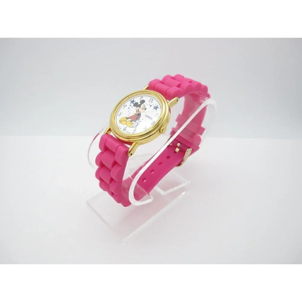 Women's Lorus Mickey Mouse Quartz WR Analog 31mm Dial Causal Round Watch (F96)